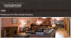 Desktop Screenshot of cloakfactory.com